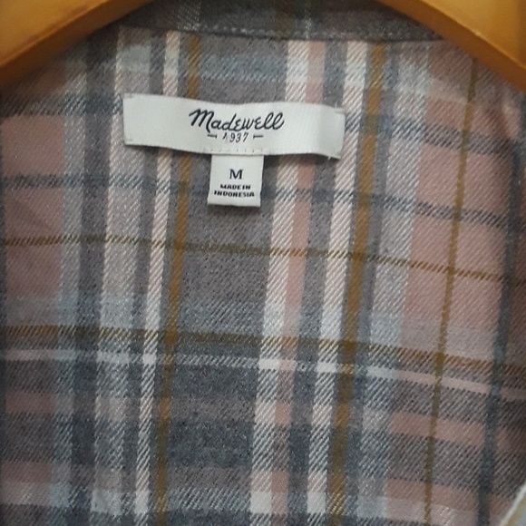 Madewell Ex-Boyfriend Flannel Shirt - Picture 7 of 8